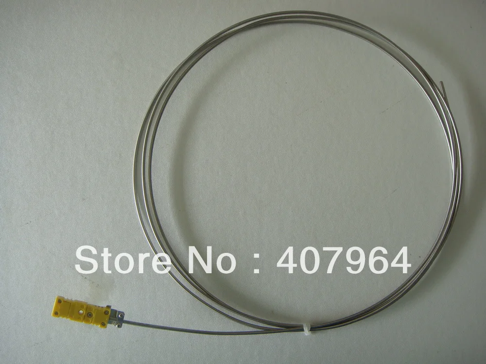 

Industrial thermocouple K Type with Mini Connector male and femalediameter 3mm 1000mm length