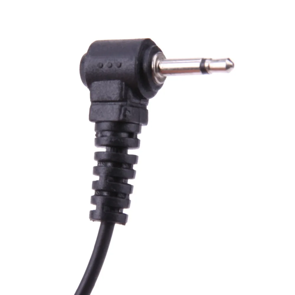 Черные наушники-вкладыши 2,5 мм с G-образным крючком, гарнитура, рация, одинарные наушники, 1 штифт, только для прослушивания Motorola/ICOM