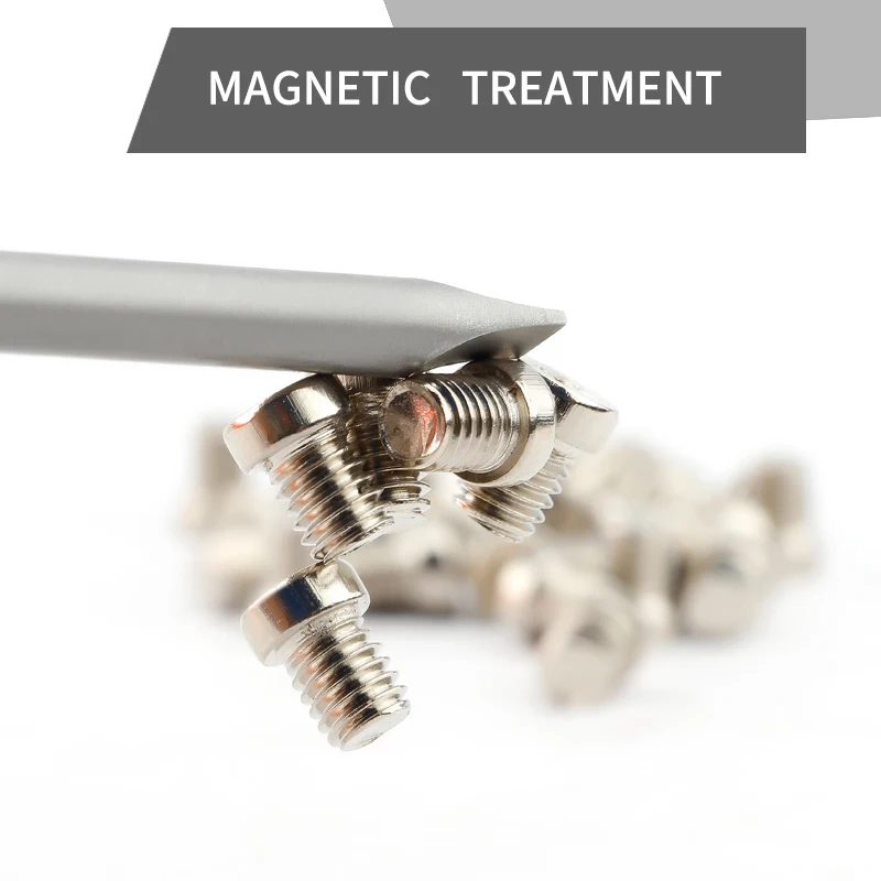100mm 3.0-6.0mm Magnetic Slotted Tip 1/4 Inch Hex Shank Head Screwdriver Bits Set Flat Head Screw Driver Bit