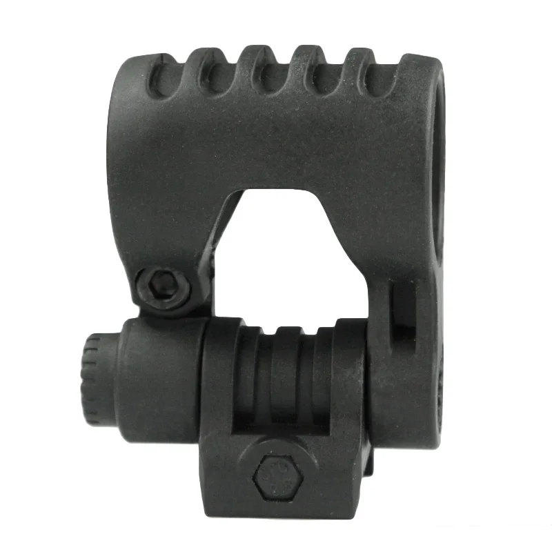 VULPO Airsoft Flashlight Clamp Adjustable Tactical Light Mount to Hold 25.4mm Diameter Tactical Lights BK DE