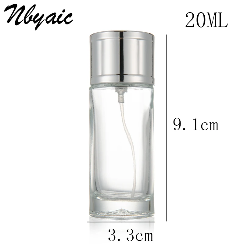 20ml 30ml 50ml perfume sub-bottle portable perfume replacement bottle large-capacity rehydration spray bottle glass empty bottle