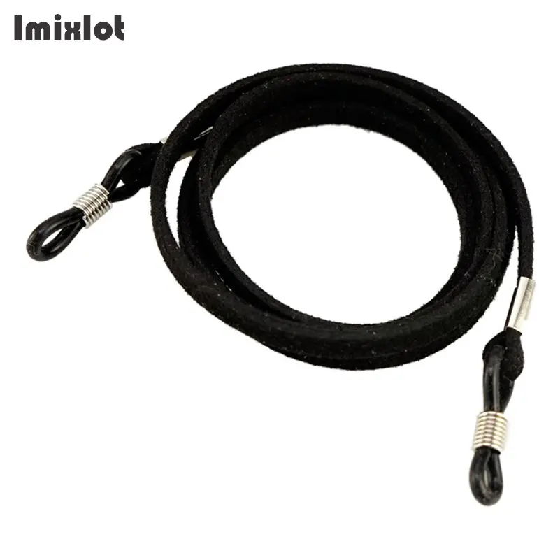 Bunte Leder Gläser Gurt Lanyards Neck String Anti-slip Sonnenbrille Brillen Cord Halter Brillen Retainer