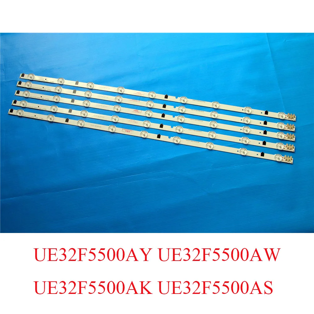 5 Piece LED Backlight Strip For Samsung UE32F5500AY UE32F5500AW UE32F5500AK UE32F5500AS TV LED Bars Replacement Backlight Strips