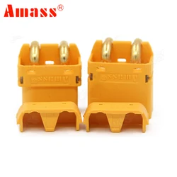 5 Pair Amass XT60PW XT60-PW Brass Gold Banana Bullet Male Female Connector Plug Connect Parts For RC Lipo Battery