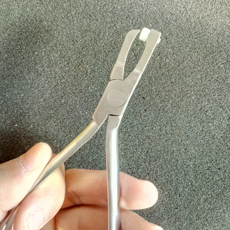 Tandheelkundige Orthodontische Band Verwijderen Tangen Dental Riem Ring Mondbuis Bands Ontharing Klem Tang Lange Tip Tandheelkundige Gereedschap