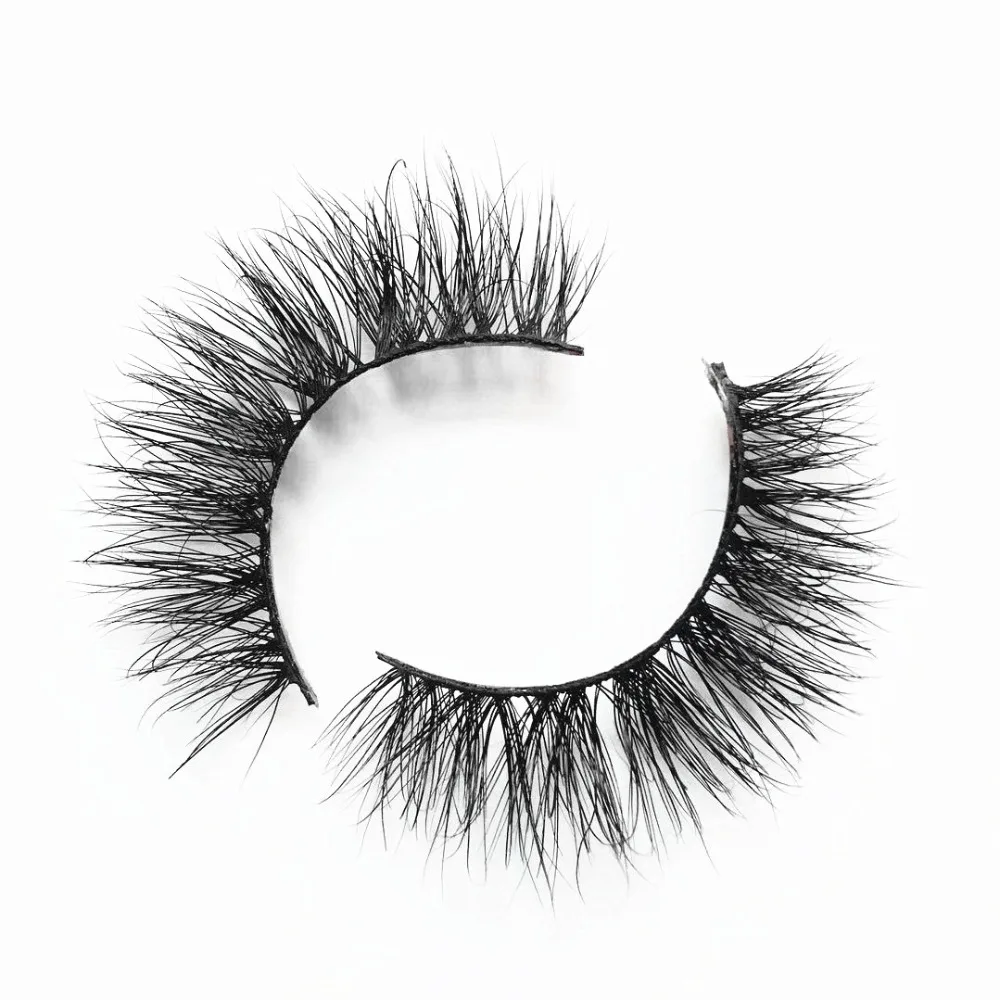 Morwalendi 3D Mink Wimpers Pluizige Mink Lashes Make Curly Valse Wimpers Natuurlijk Ogende Herbruikbare Cilios Handgemaakte