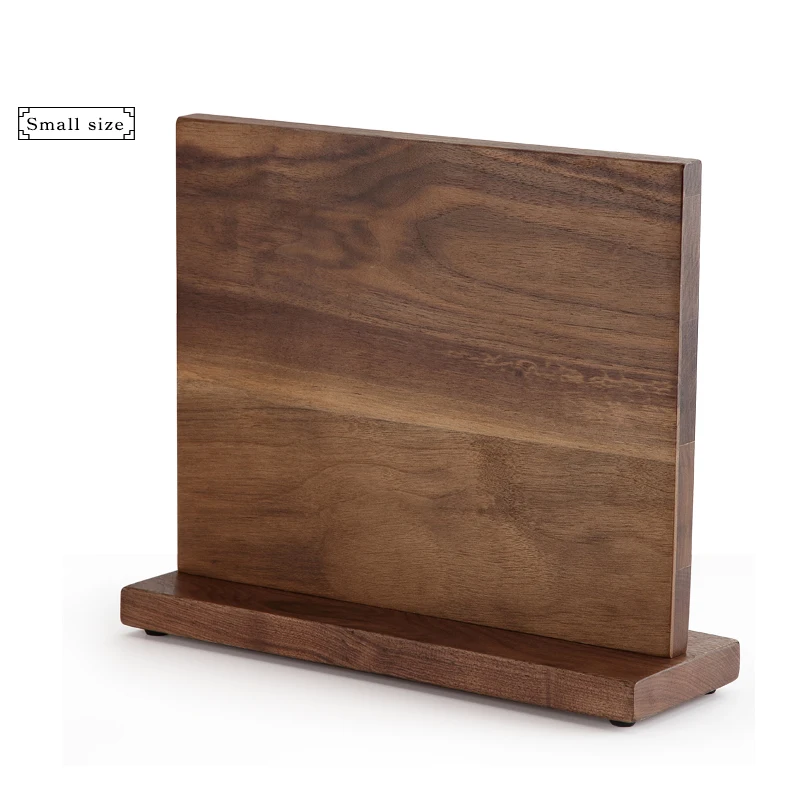 North American black walnut knife block double - face magnetic suction kitchen to place the large capacity of the knife shelf