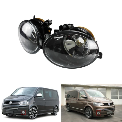 Комплект Из 2-х Противотуманных Фар ANGRONG OEM Для VW T5 Transporter Caravelle Multivan 2010-2015, Левая И Правая Стороны