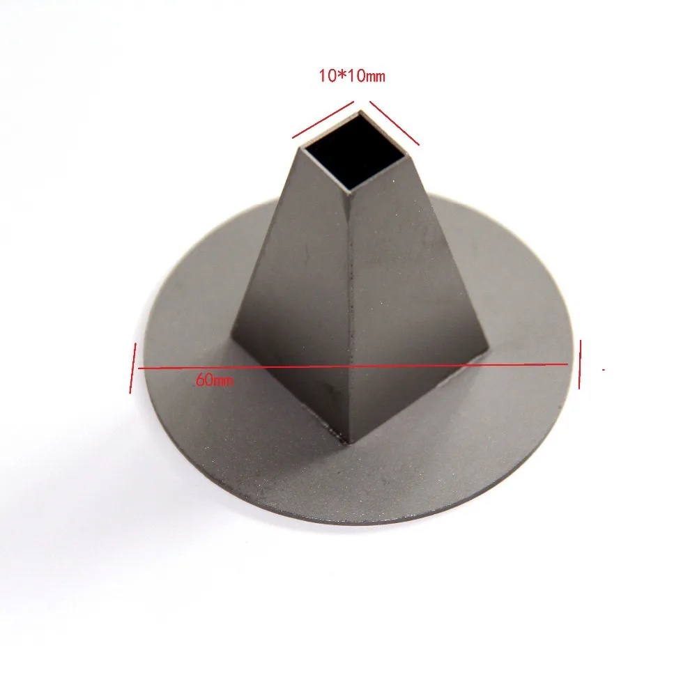 5PCS  10x10mm Authentic Titanium Alloy TOP BGA Hot Air Nozzles For zhuomao ZM-R590 ZM5830 ZM5860C ZM6200 ZM6800