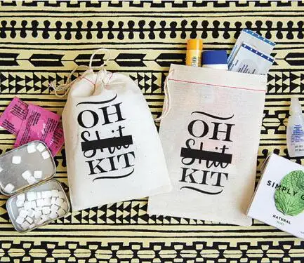 personalized Oh Sh*T Kit Hangover Kit wedding favor gift Welcome Bags Bachelorette hem bridal shower party gift bag