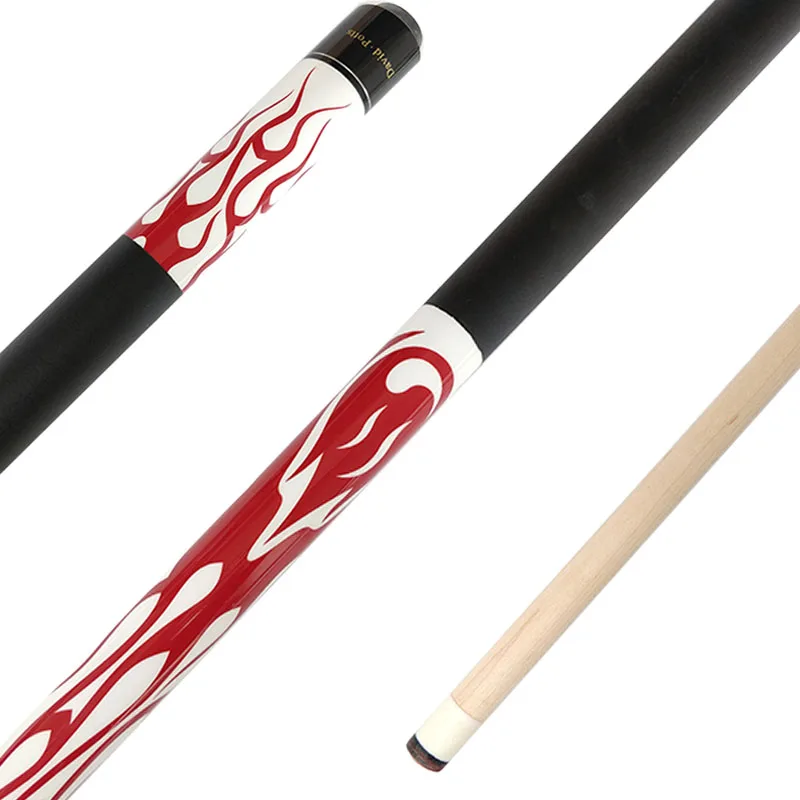 New Billiard Pool Cue Stick 13 mm Tip Red Colors China 2018