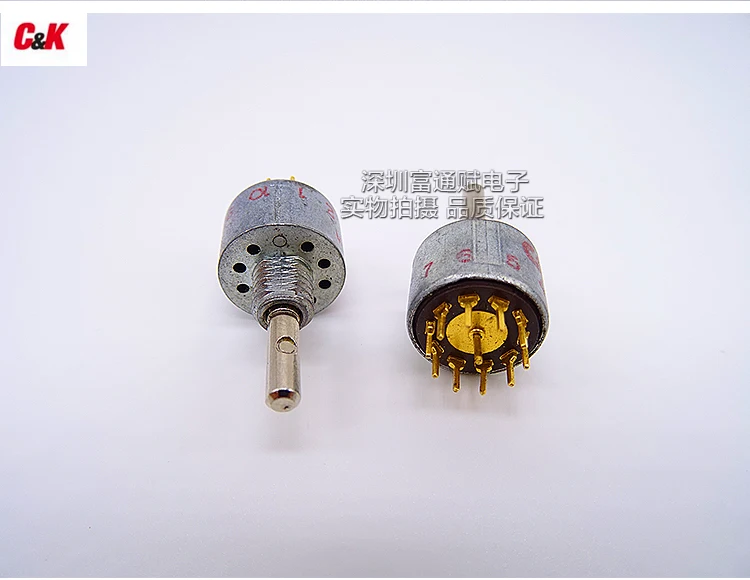 [VK] C&K American MA00 1 knife 10 gear turn switch band switch 0.4VA 20VAC DC 250mA 125VAC 28VD