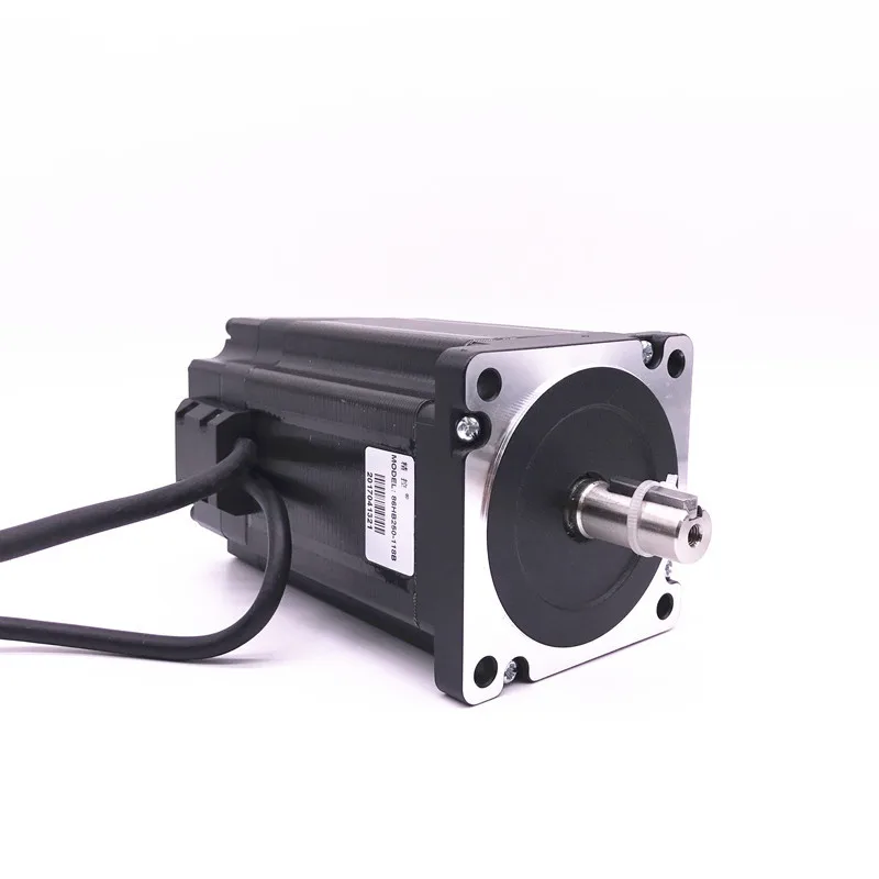 Nema 34 12.5N.m Closed Loop Stepper Motor Kit Hybird Servo Driver HB860H + 86HB250-156B 86 2 Phase Stepper Motor