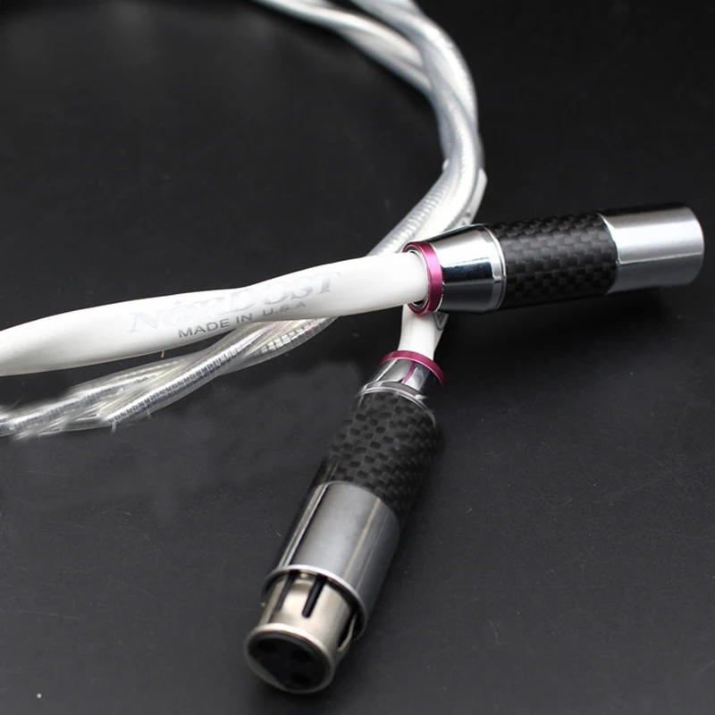 Hifi  RCA WBT-0144 carbon fiber XLR Audio Hifi 75OM  Digital Coaxial Cable