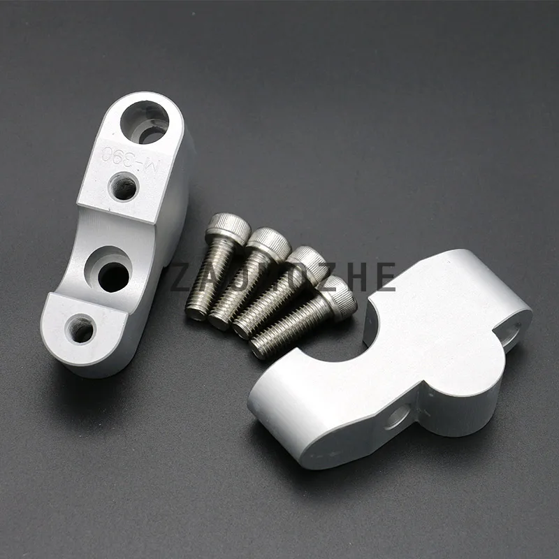 Motorcycle Handlebar Riser Mount Clamp For KTM Duke 250 2017 2018 Duke 300 2017-2018 CNC Aluminum alloy