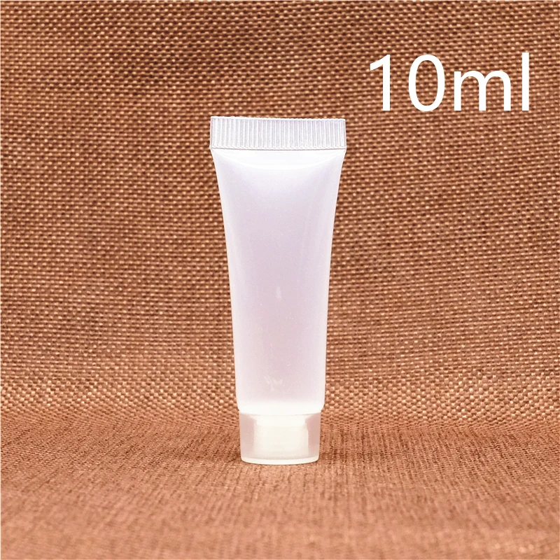 

10ml Plastic Cosmetic Lotion Bottle Shampoo Cream Squeeze Container Cleanser Soft Tubes Hotel Supplies