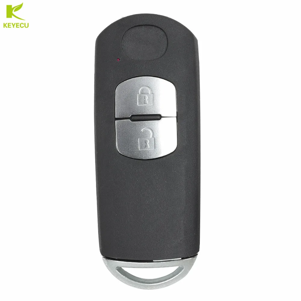 KEYECU Replacement Smart Remote Key Fob 2Button 433MHz ID49 for Mazda CX-3 CX-5 2 3 Hatch 6 Wagon 2012 2013 2014 2015 SKE13E-01