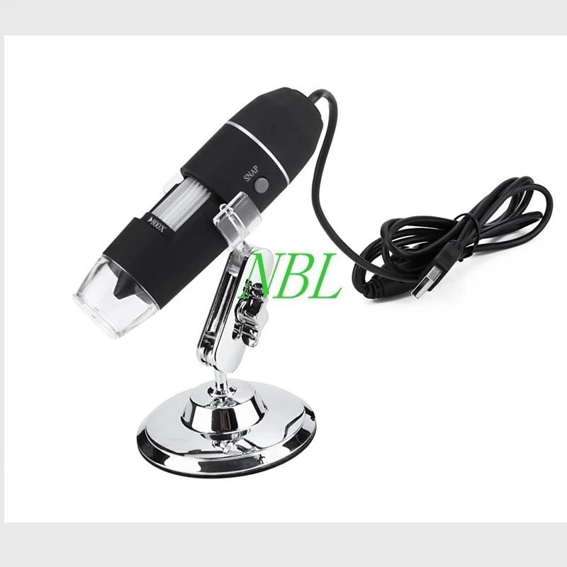 

800X USB Electronic Microscope 8*LED USB 0X-800X Digital Magnifier 0.3M HD CMOS Sensor PC Interface Loupes With Retail Box