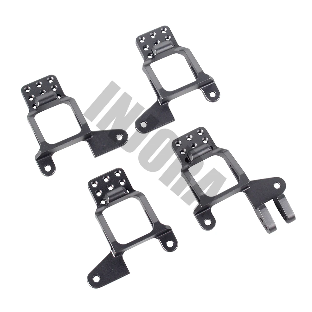 INJORA 4PCS Aluminum Front & Rear Shock Towers Mount for 1/10 RC Crawler TRX-4 TRX4 8216 Upgrade Parts