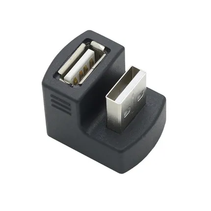 محول موصل USB 360 ذكر إلى USB صغير 2.0 درجة ، محول أنثى 3.0 ، متوافق مع نقل البيانات والشحن من النوع Utype M/F