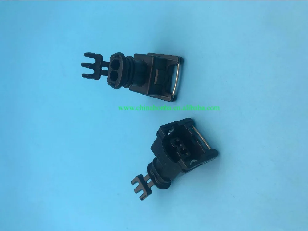 10Kits/lot EV1 282762-1 Car Waterproof 2 Pin way Electrical Wire Connector Plug automobile Fuel Injector Connectors Adapters