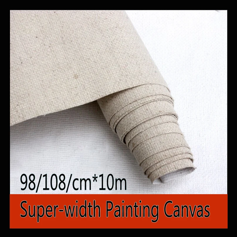 10m super-width linen blend painting canvas cloth oil painting paper canvas and wooden drawing board