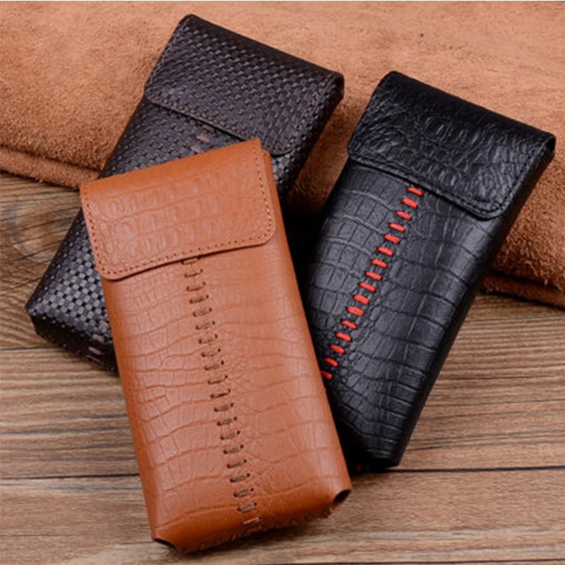 

W2018 Case Luxury Genuine Leather Pouch for Samsung W2018 Cases Handmade Design Phone Fundas Skin Cow Leather Sleeve Bag