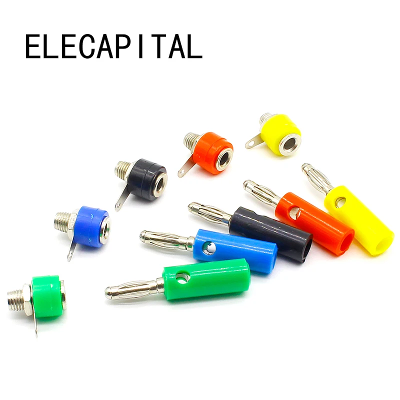 1male and Female 4mm Banana Plug Male and Female to Insert Connector Banana Pin DIY Model Parts