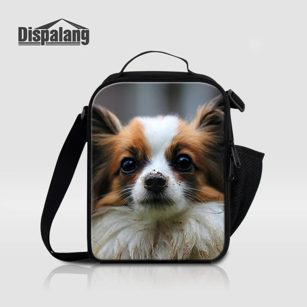 

Dispalang Dog Print Thermal Insulated Kids Lunch Bags Shoulder Picnic Cooler Bag Meal Storage School Students Lunch Box Tote