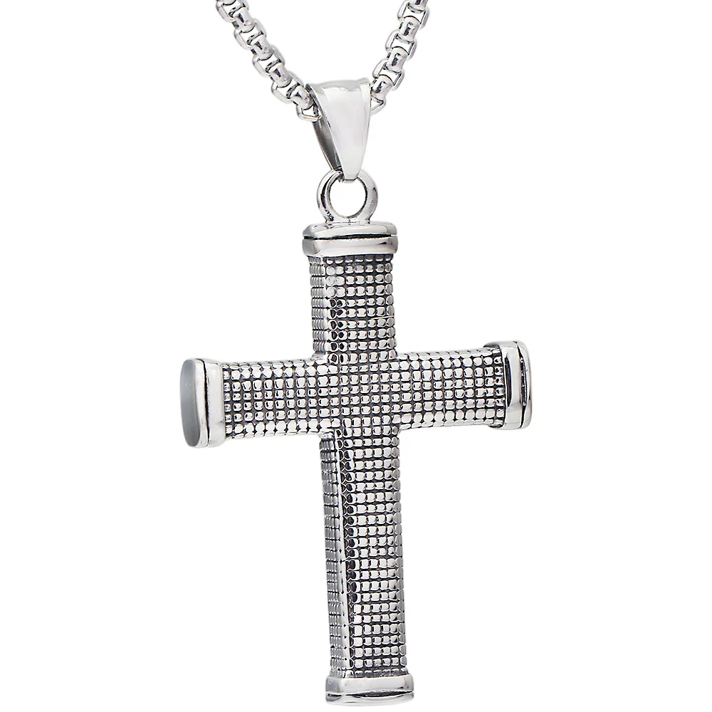 

316L Stainless Steel fashion jewelry Gothic Cross Pendant necklace for Men