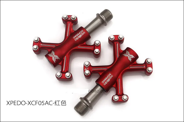 WELLGO QRD-XCF05AC/XCF05A pedal road bicycle Mountain bike pedal Aluminum alloy Anti-skid pedal chromium molybdenum steel axis