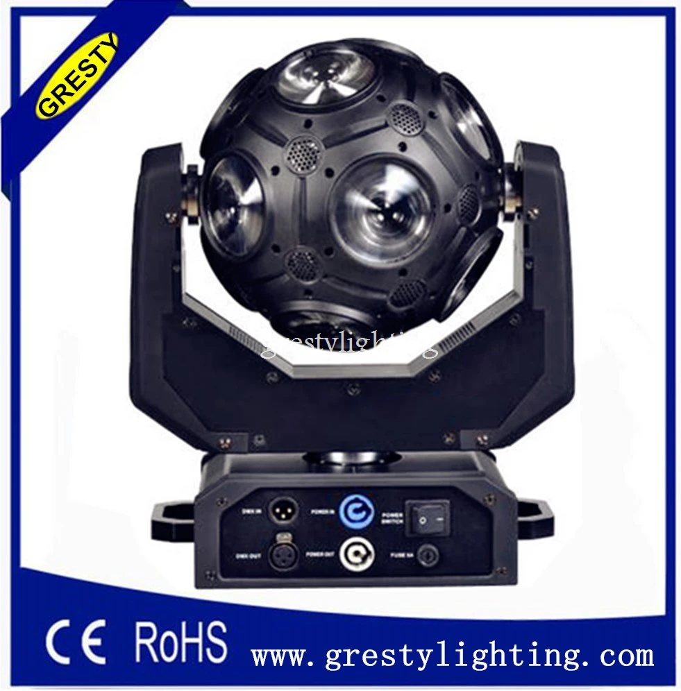 Newest 12x20w rgbw led beam football moving head light/led dj disco ball light/stage bar limitless moving