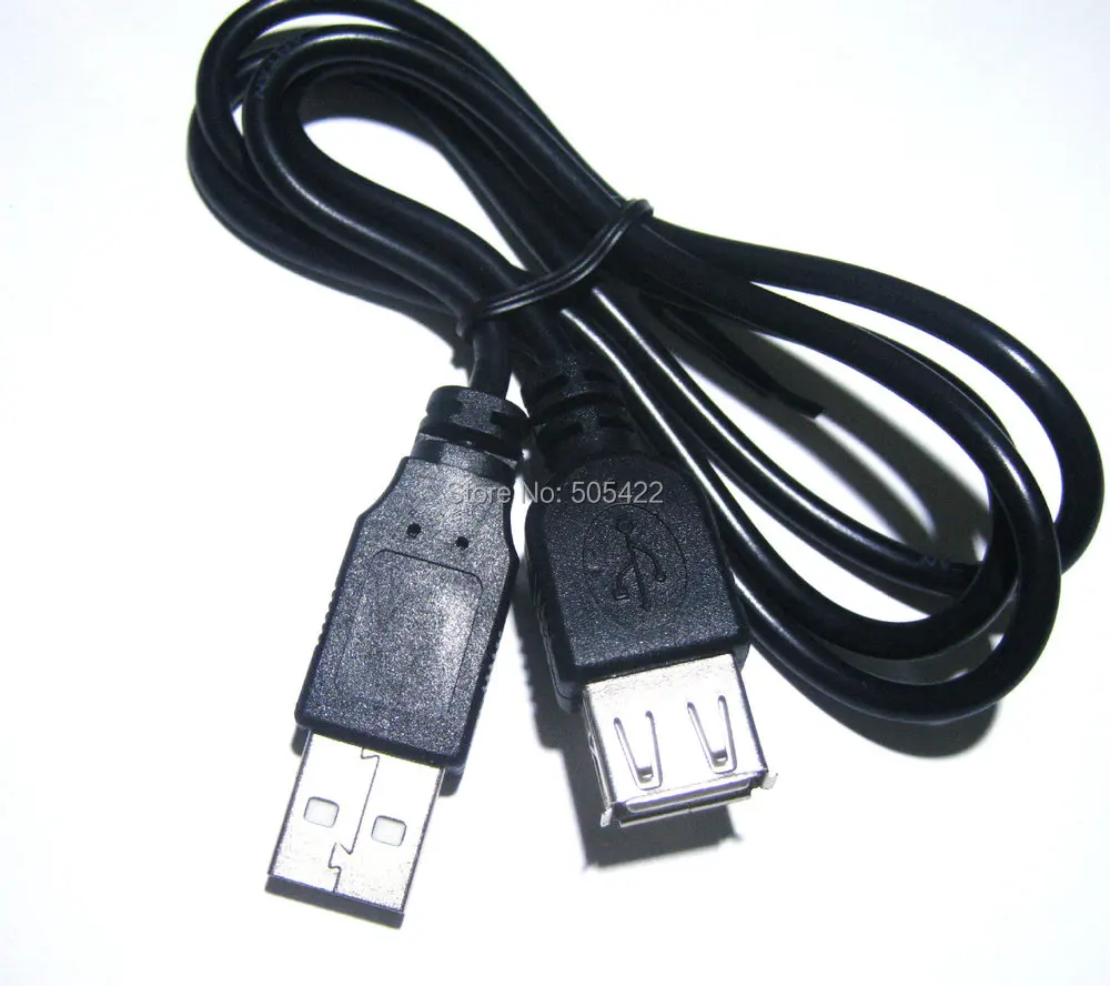 

100pcs Wholesale 2.0 USB Male to A Female Extension Extender Data M/F Cable Adapter 65cm/2FT