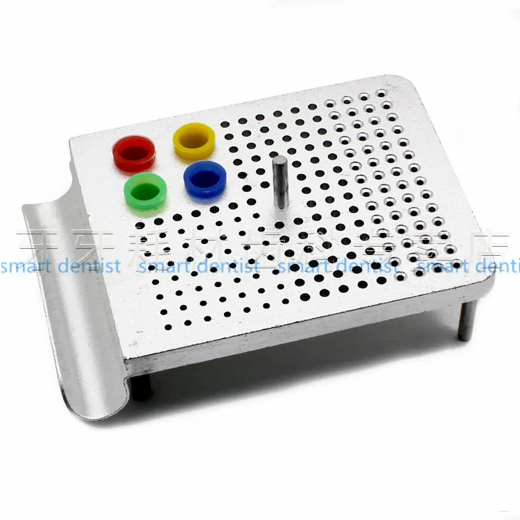 Good Quality New Free shipping 180 Holes Dental Endo Box FG Burs Holder Autoclave Disinfection Box