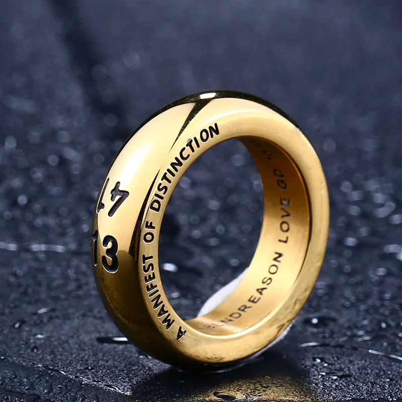 Beier new Arrival Unique Design Style Stainless Steel couple ring 1314 love ring Fashion Jewelry BR-R085