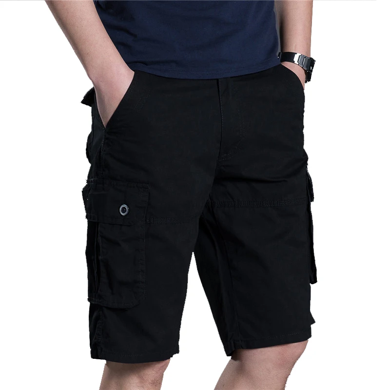 Cargo Shorts Mannen Zomer Toevallige Multi-Pocket Shorts Hip Hop Mannen Joggers Algehele Militaire Korte Broek Joggingbroek Plus Size 38