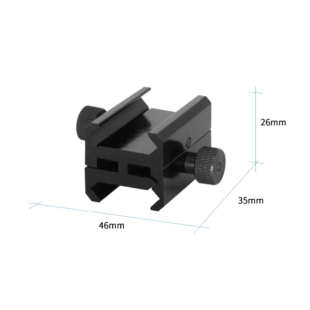 1pc/50pcs/100pcs Rail Rifle Scope Mount Adapter for Guide Rail or Hunting Camera with guide rails Picatinny Riser Base Wholesale