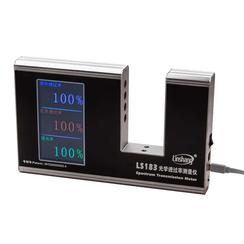 LS183 Spectrum Transmission Meter,Solar IR UV Visible light Transmission Meter For Glass,Film,Window Glass