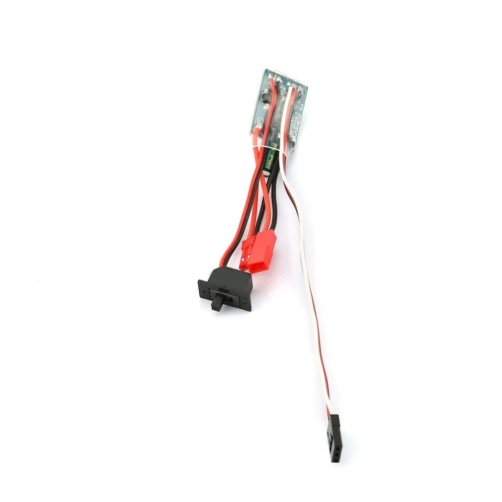 Portable DIY Mini Car Boat Using Bidirectional 30A Miniature Brushed ESC Electric Speed Controller with Brake Easy Install