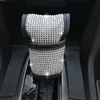 Forro para volante de coche, de cuero sintético con cristales e imitación de diamantes, para mujeres y niñas. Accesorios para automóviles.