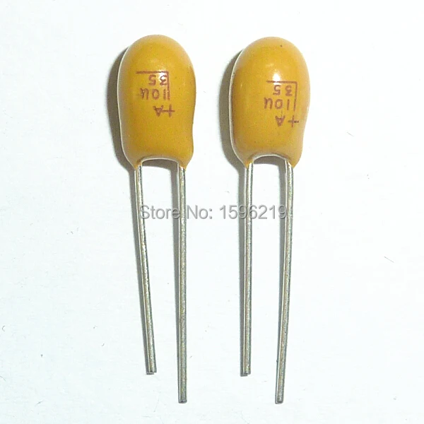 20pcs Tantalum capacitor 10uF 35V 106 Brand New 35V10uF DIP Radial