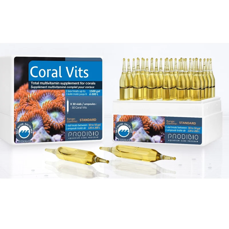 PRODIBIO CORAL VITS (30 vials) Marine Aquarium Coral Tank Vitamin Super Gift