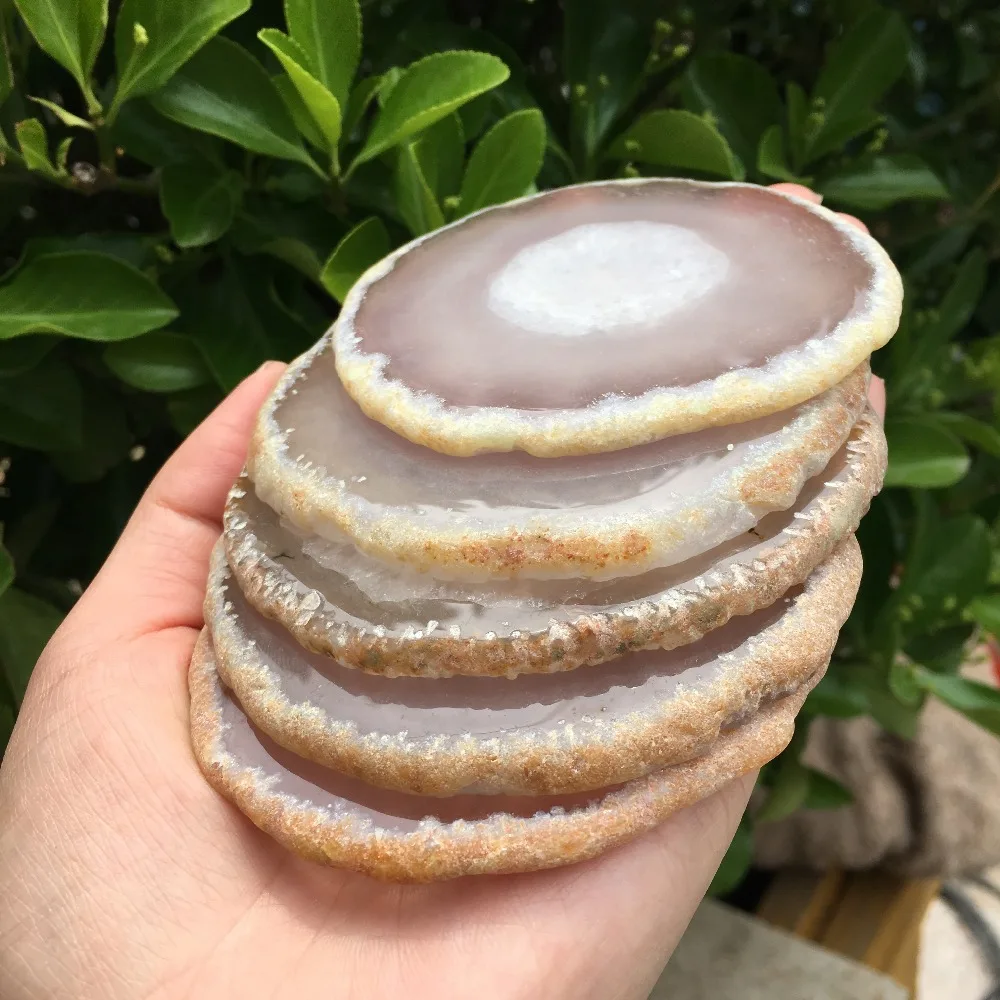 Natural Crystal Gem Stone Rough Agate Slice for  very beautiful agate specimen nature stones