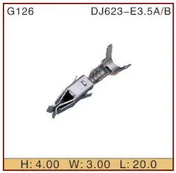 

DJ623-E3.5 wire Crimp terminal 964286-1 Non-insulated auto G126 wire harness female terminal