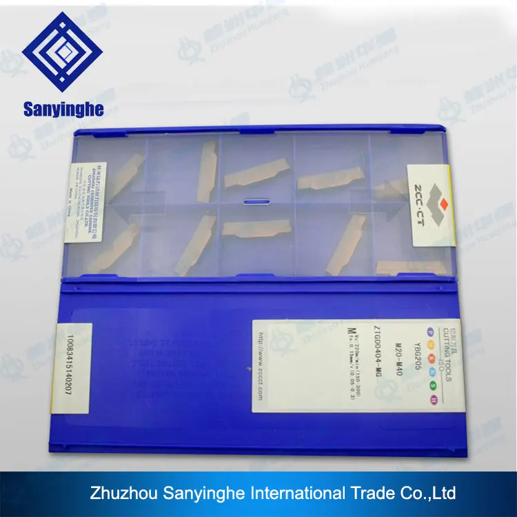 

tungsten carbide cutting tools YBG205 ZTGD0404-MG grooving inserts turning tools (10pcs/lots)