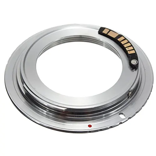 Foleto M42 Af Confirming with chip M42 Lens To for Canon Eos Ef Silver Adapter 5d 3d 6D 50D 40D 550D 3rd chip