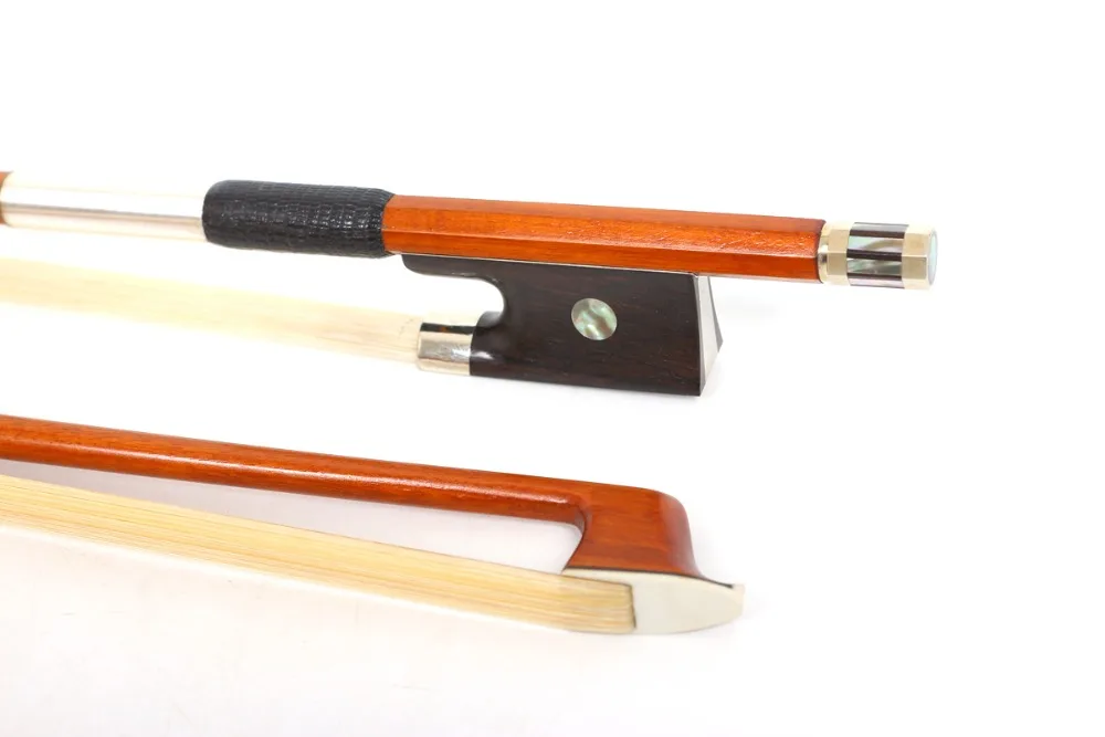 4/4 Violin Bow Pernambuco Wood Straight Bow For Violin Advance Model Natural Bow Hair