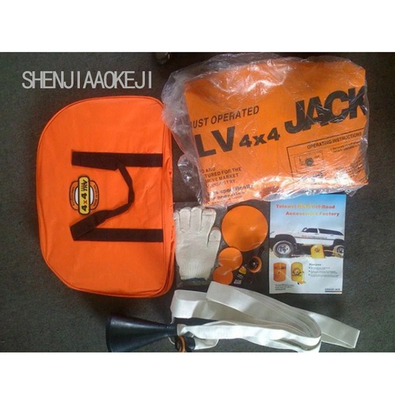 1PC Portable 4t rescue inflatable jack Emergency rescue detached self-help equipment Gentle jack airbag