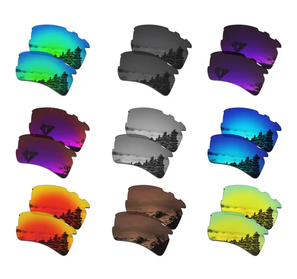 SmartVLT Polarized Replacement Lenses for Oakley Flak 2.0 XL Vented OO9188 59mm Sunglasses - Multiple Options