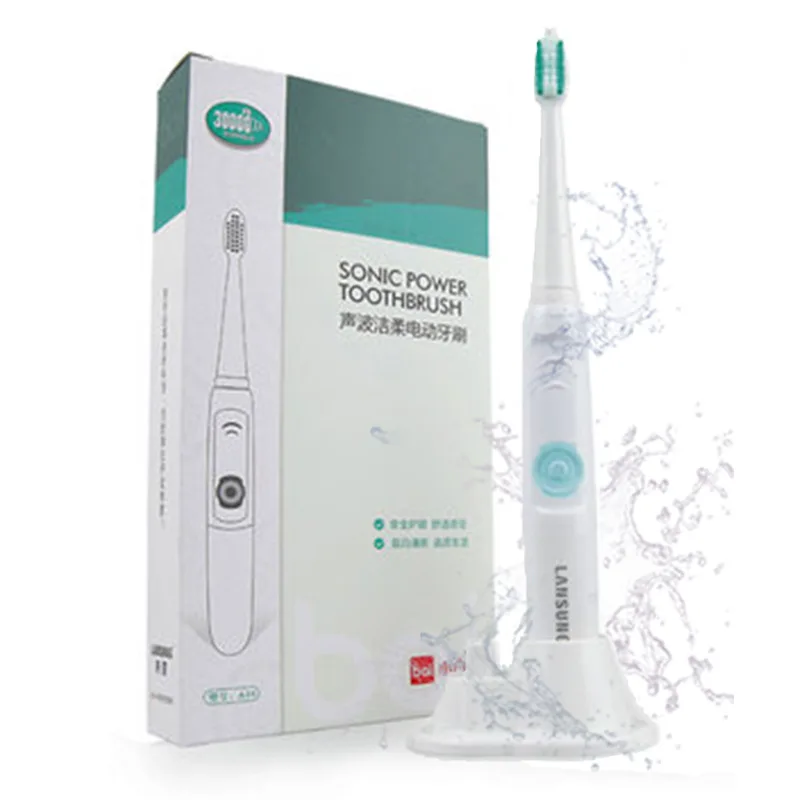 الموجات الصوتية لينة الشعر فرشاة الأسنان الكهربائية الاهتزاز فرشاة التنظيف التلقائي للماء فرشاة أسنان فرشاة أسنان بالغين